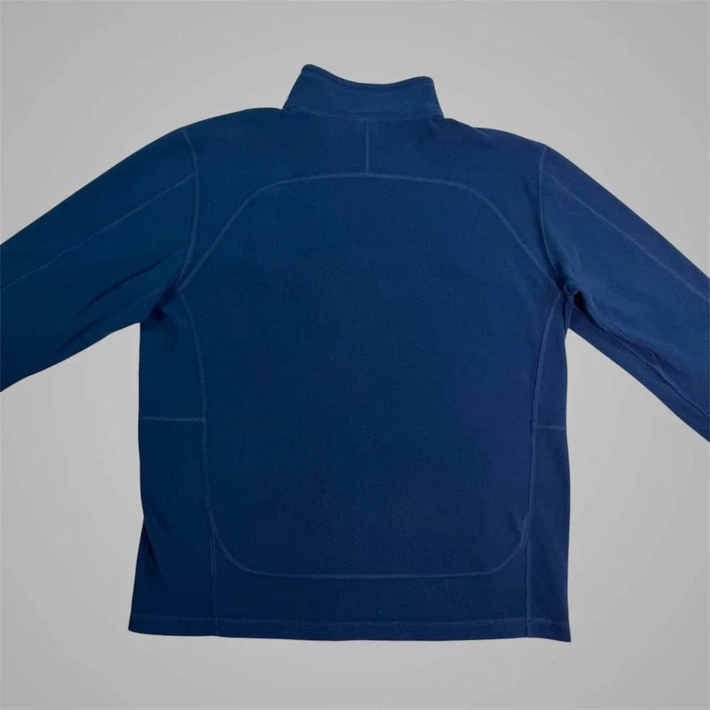 The North Face Mens Polartec Classic Full Zip Fleece Jacket Navy Blue Large